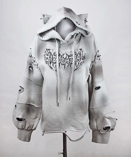 HIDOLATRAL THEODOL ボンテージデニムパンツ GRAY