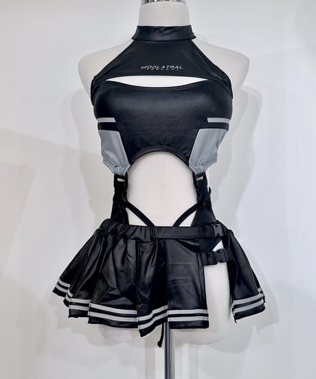 《サイバージャージスイムウェア/レオタード 》BLACK