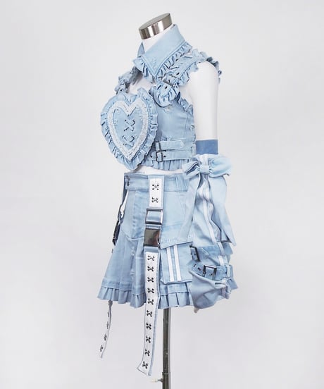 《y2kデニムスカート》BLUE
