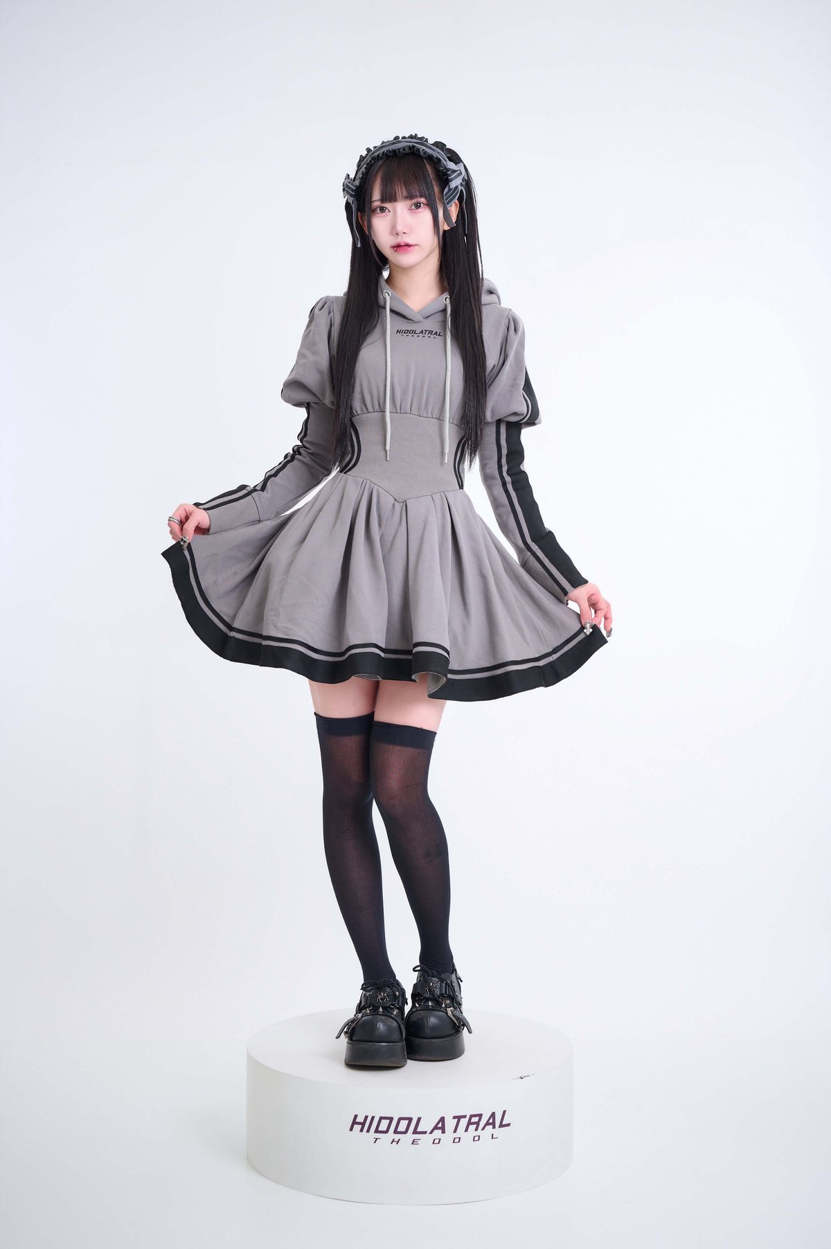 HIDOLATRALTHEODOL ジャージロリィタパーカーOP GRAY ジャージロリィタパーカーOP》GRAY | HIDOLATRAL THEODOL