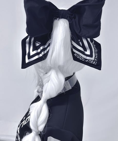 《CyberJerseyシリーズ》クソデカリボンクリップ(BLACK)