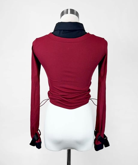 《ハート胸空きニット》BLD