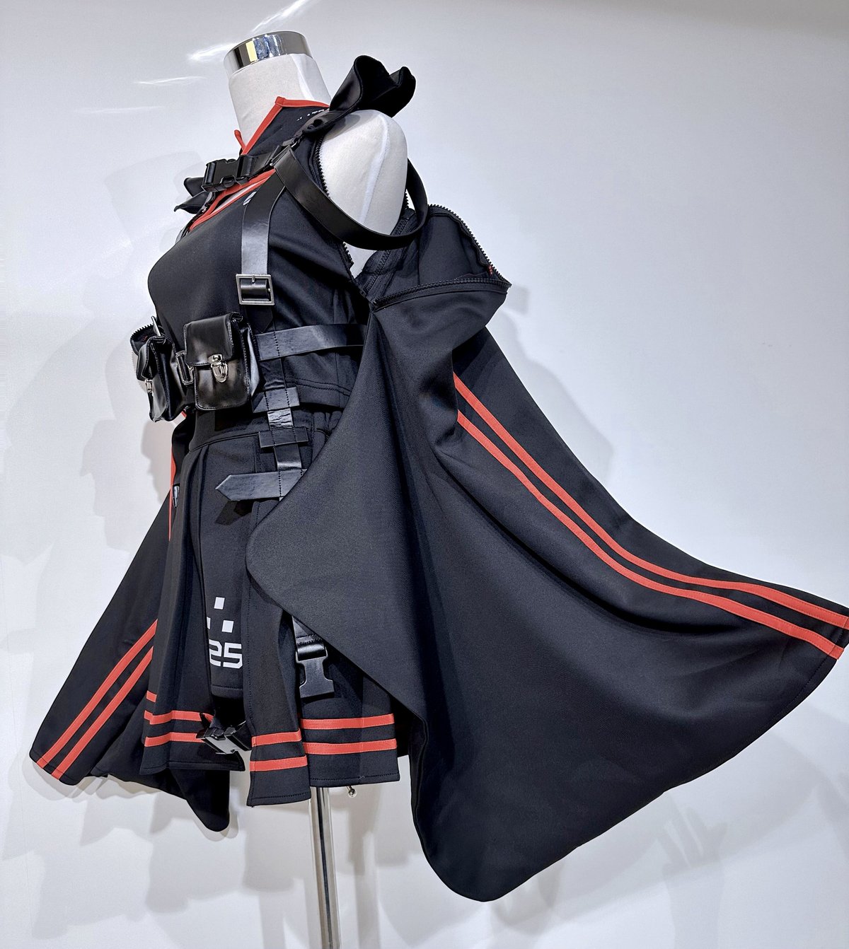 機械少女着物ジャージセットアップ》BLACK | HIDOLATRAL THEODOL