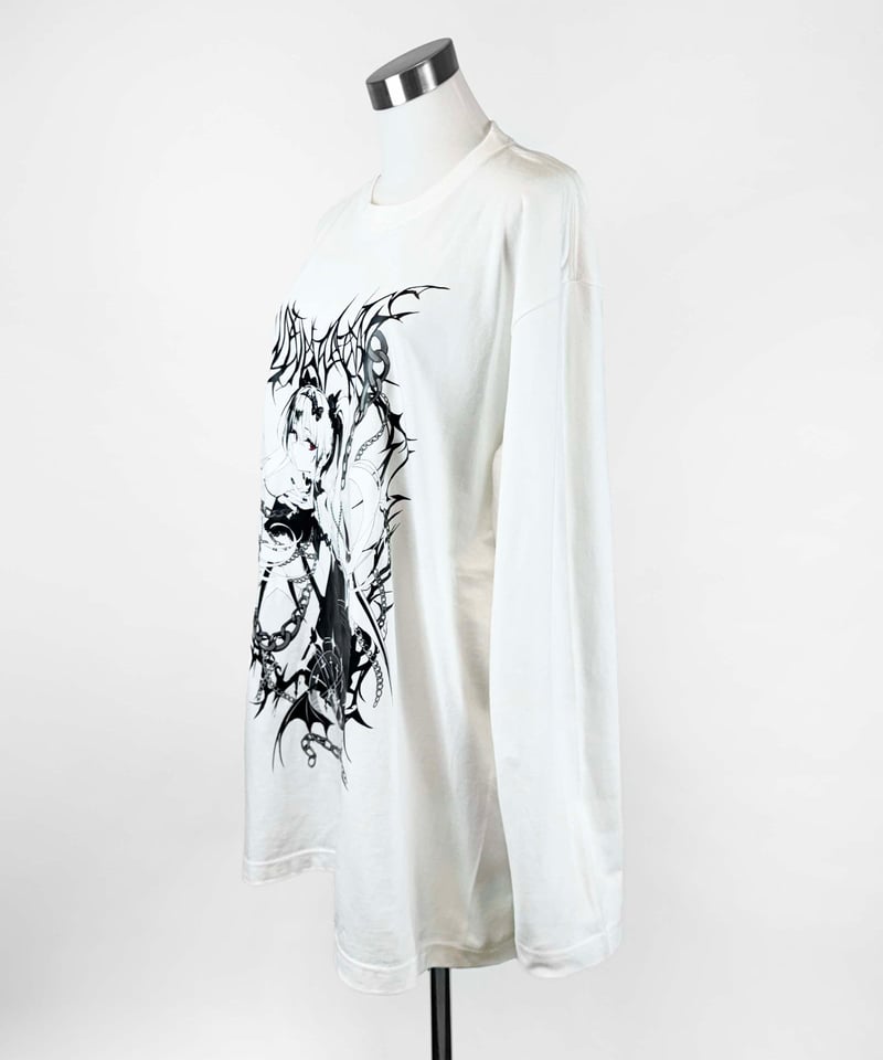 再販《rurudoイラストロンT》WHITE | HIDOLATRAL THEODOL