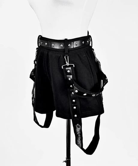 《メタルエンジェルショートパンツ》BLACK