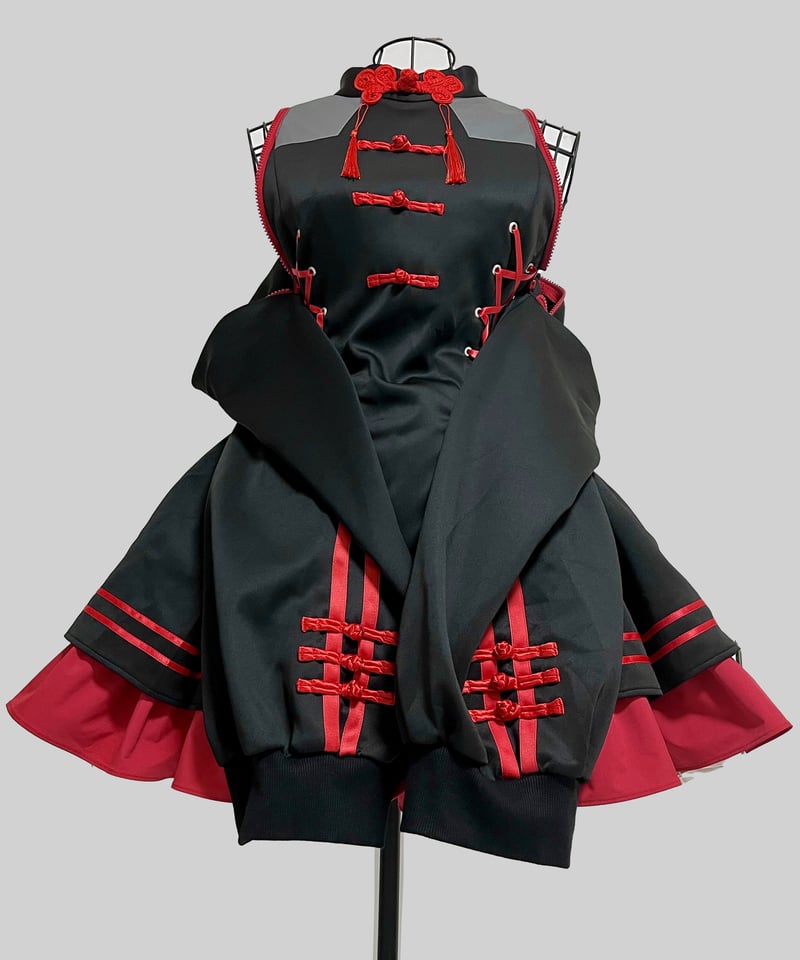 China-Jerseylolita Setup》トップス（Black） | HIDOLAT