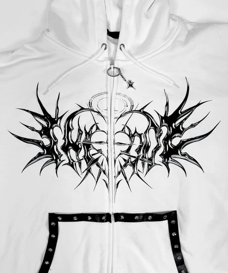 《メタルエンジェルジップパーカー》WHITE