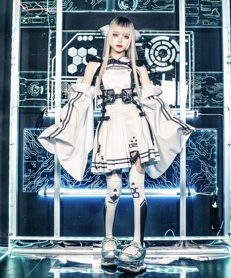 HIDOLATRAL THEODOL サイバージャージーセットアップピンク サイバージャージロング-Tops-》PINK | HIDOLATRAL THEODOL