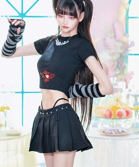 《サキュバスチビT》BLACK