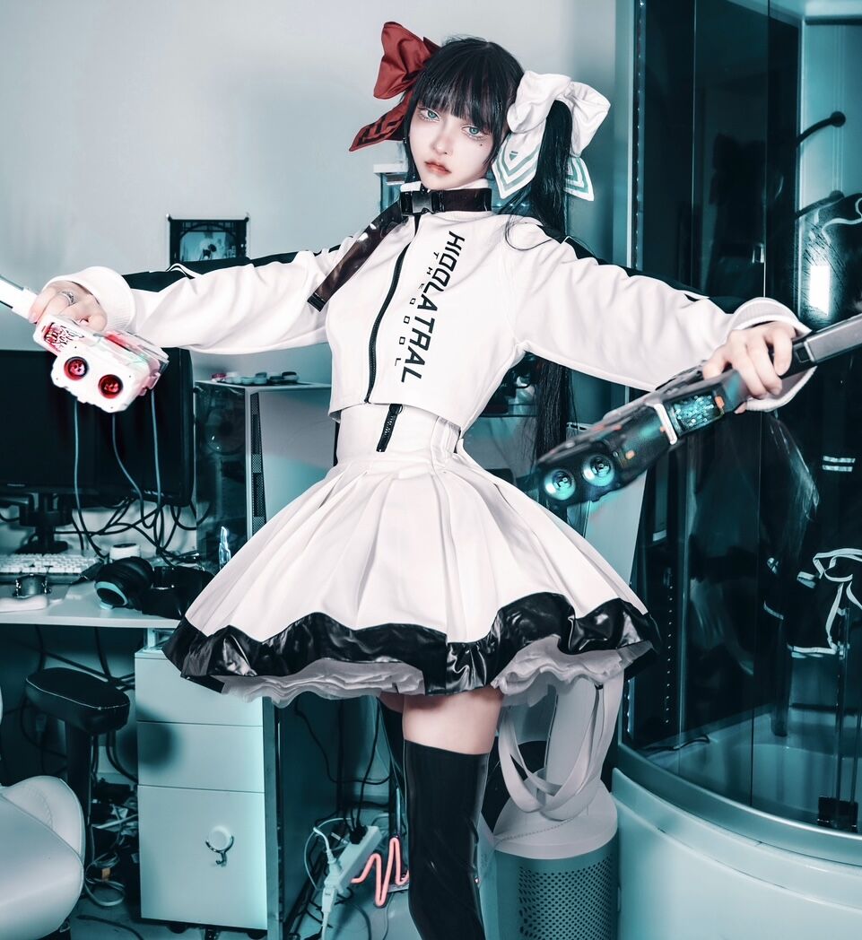 CyberJersey-Setup（Skirt）MONOTONE | HIDOLATRAL T