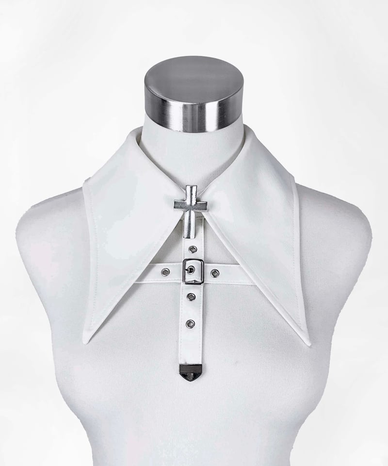 再販《デビルボンテージ付け襟》WHITE | HIDOLATRAL THEODOL