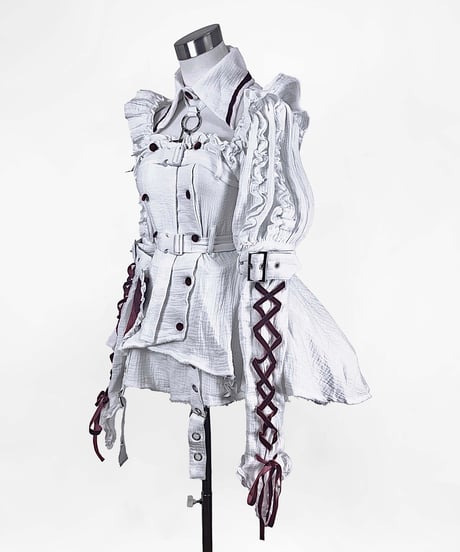 《退廃ガーゼナースセットアップ》WHITE
