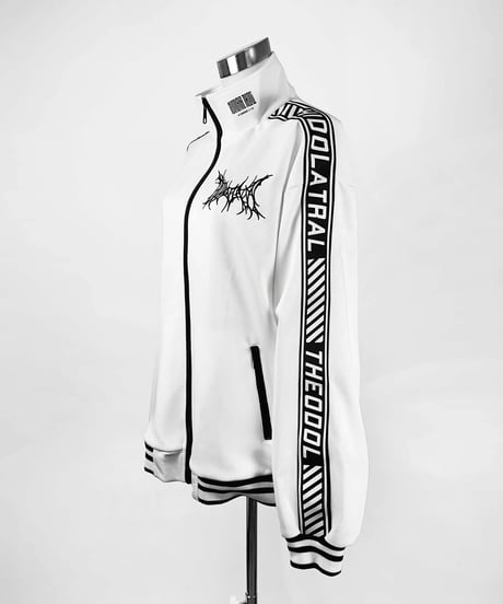 《ブランドロゴジャージトップス》WHITE