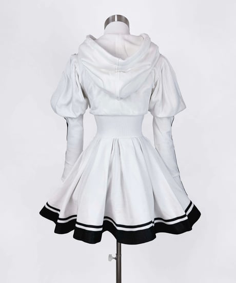 《ジャージロリィタパーカーOP》WHITE