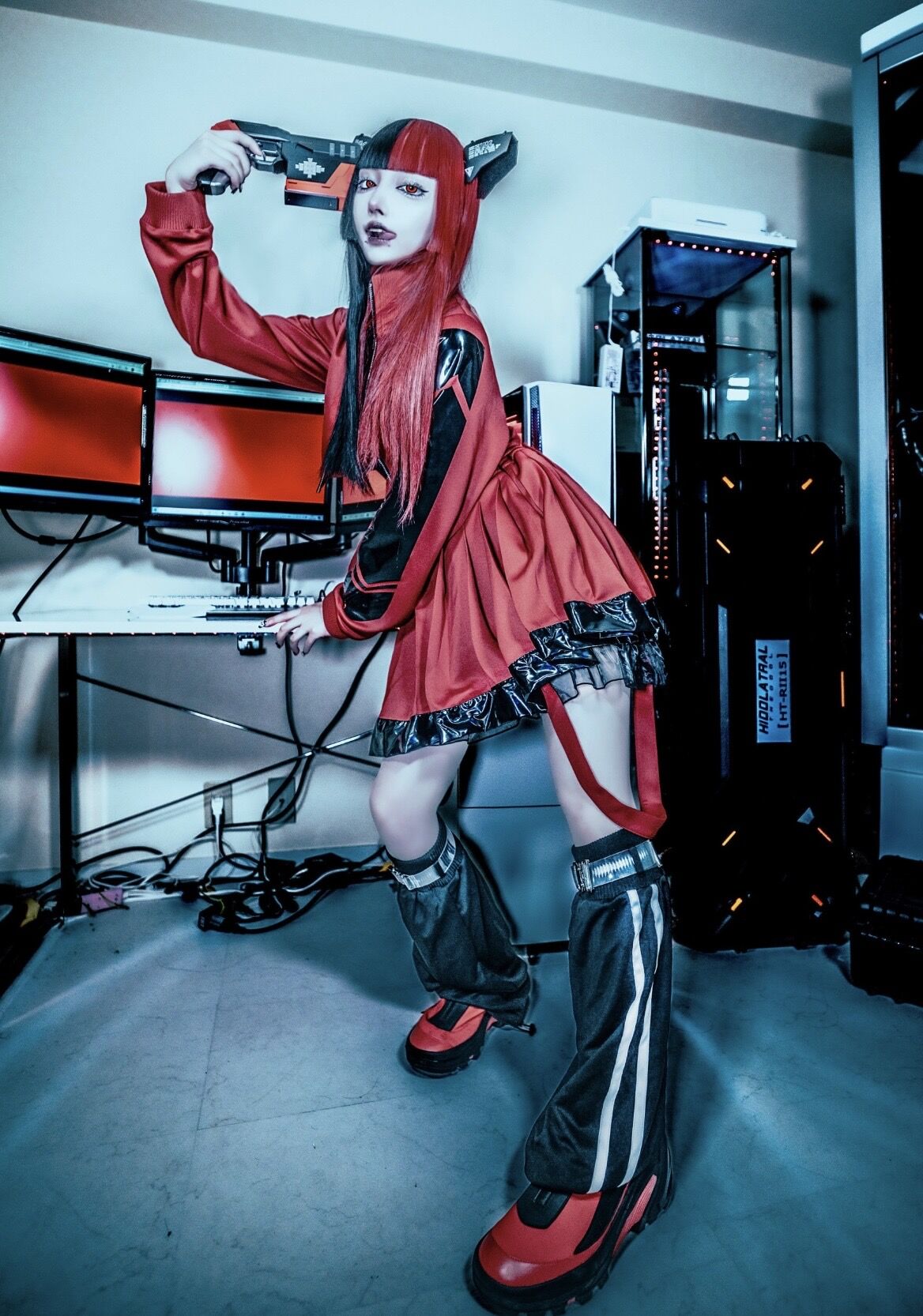 CyberJersey-Setup(Tops)RED | HIDOLATRAL THEODOL CyberJersey-Setup(Tops)RED | HIDOLATRAL THEODOL