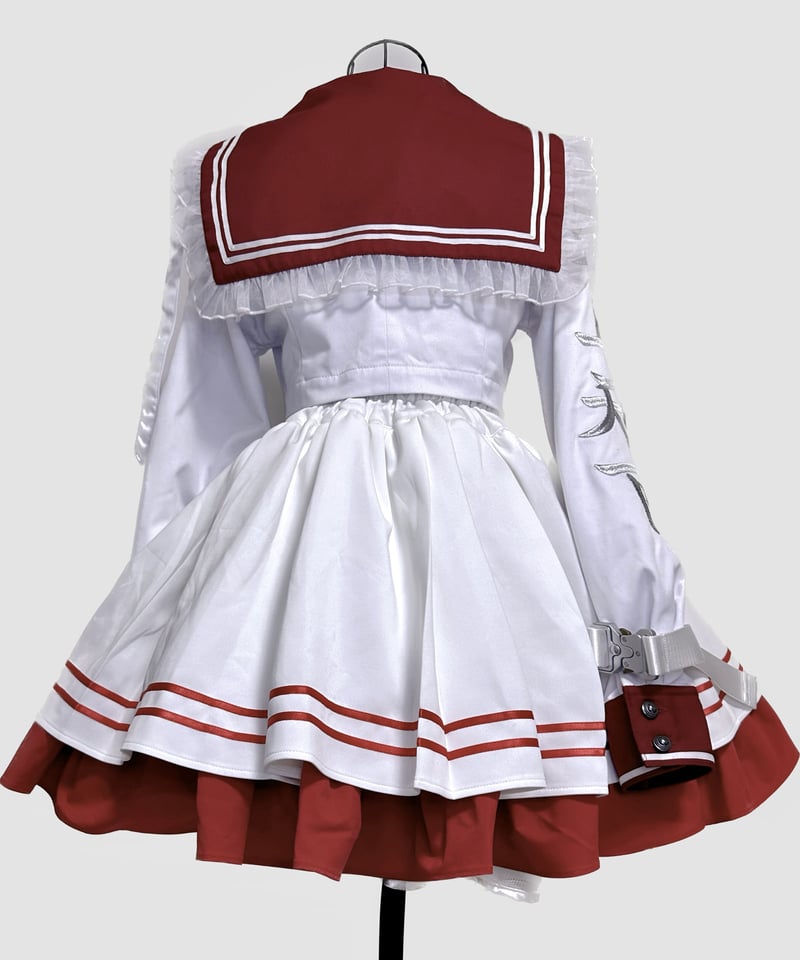 China-Jerseylolita Setup》スカート（White） | HIDOLAT