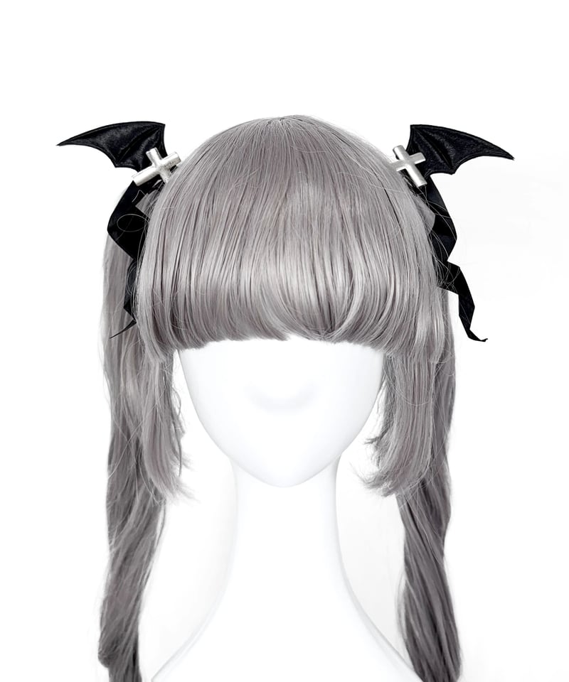 HIDOLATRAL THEODOL デビルリボンクリップ　黒 デビルリボンクリップ》BLACK❤︎再販❤︎ | HIDOLATRAL THEODOL