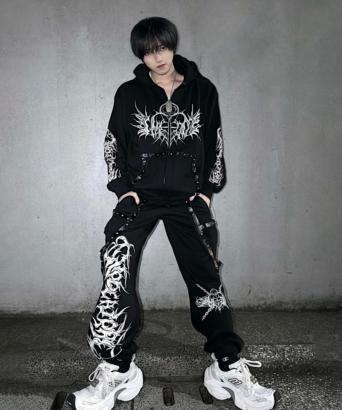 メタルエンジェルロングパンツ》BLACK | HIDOLATRAL THEODOL メタルエンジェルロングパンツ》BLACK | HIDOLATRAL THEODOL