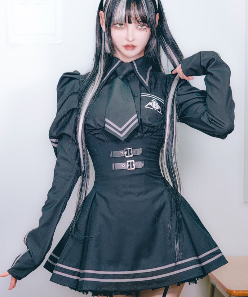テオドール学園ブラウス》BLACK | HIDOLATRAL THEODOL テオドール学園ブラウス》BLACK | HIDOLATRAL THEODOL