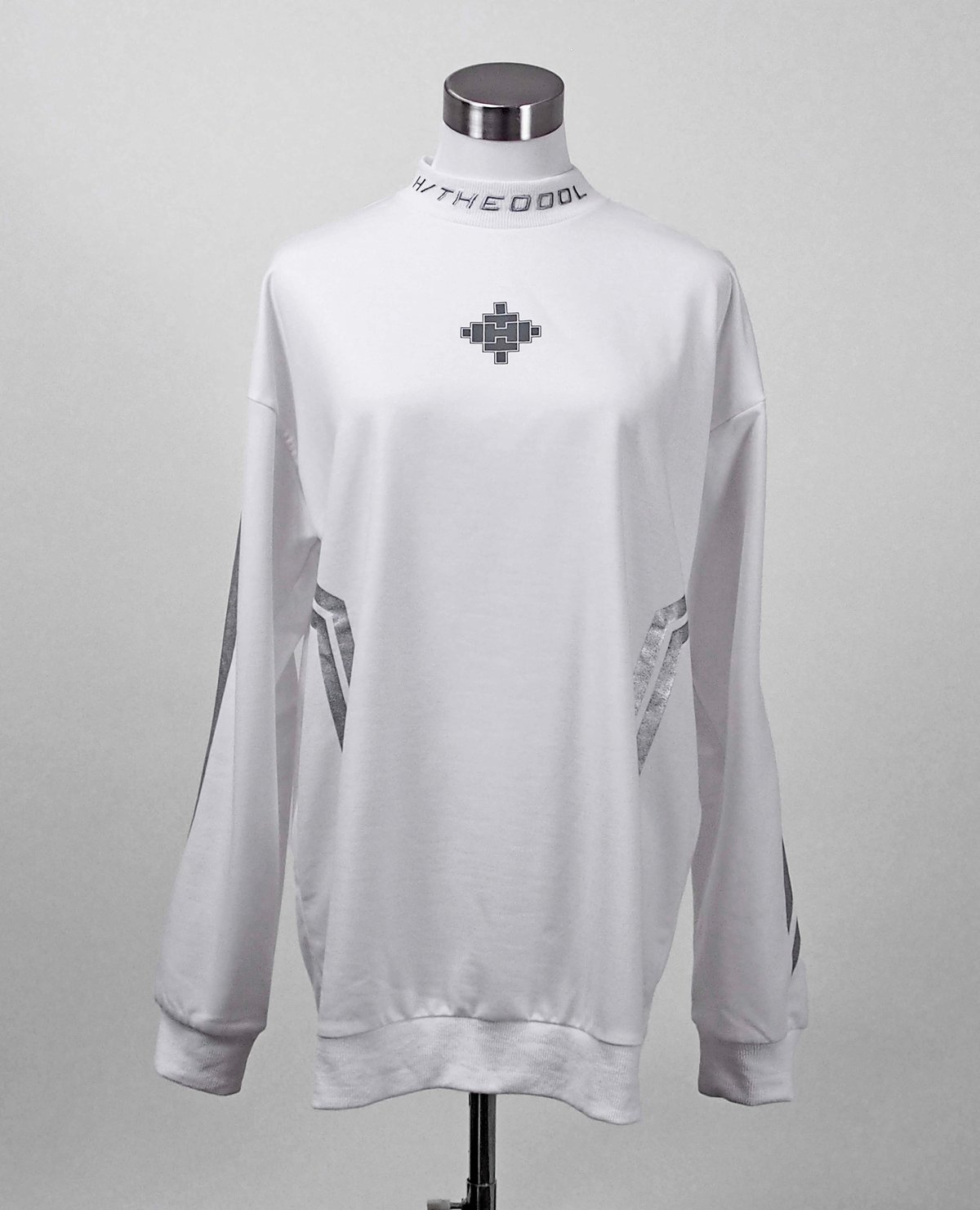 サイボーグスウェット》WHITE×SILVER | HIDOLATRAL THEODOL