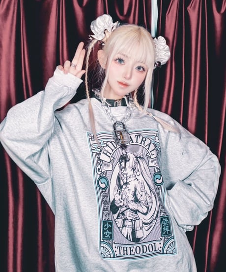 《少女崇拝チャイナスウェット》GRAY