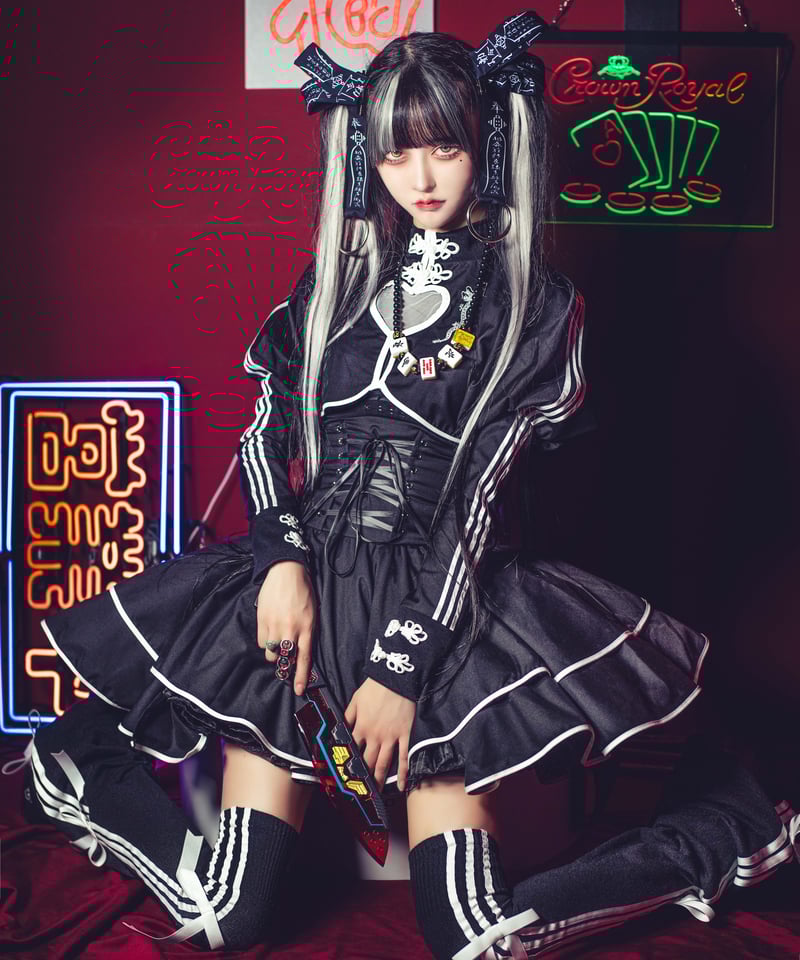 キョンシードールセットアップ》BLACK | HIDOLATRAL THEODOL