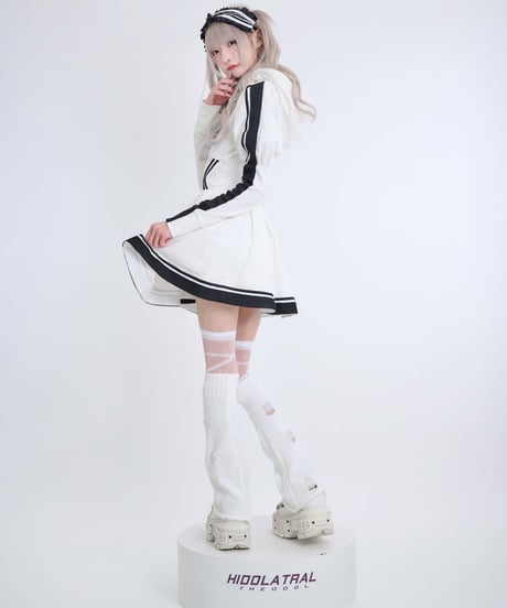 《ジャージロリィタパーカーOP》WHITE