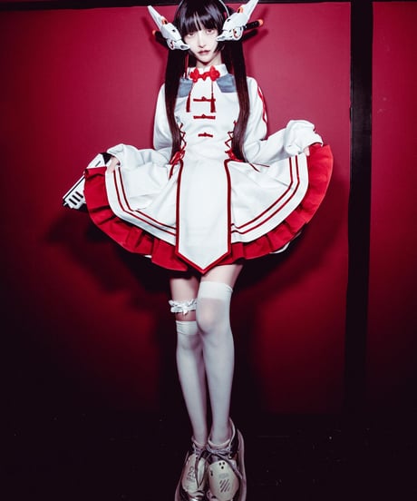 《China-Jerseylolita Setup》トップス（White）