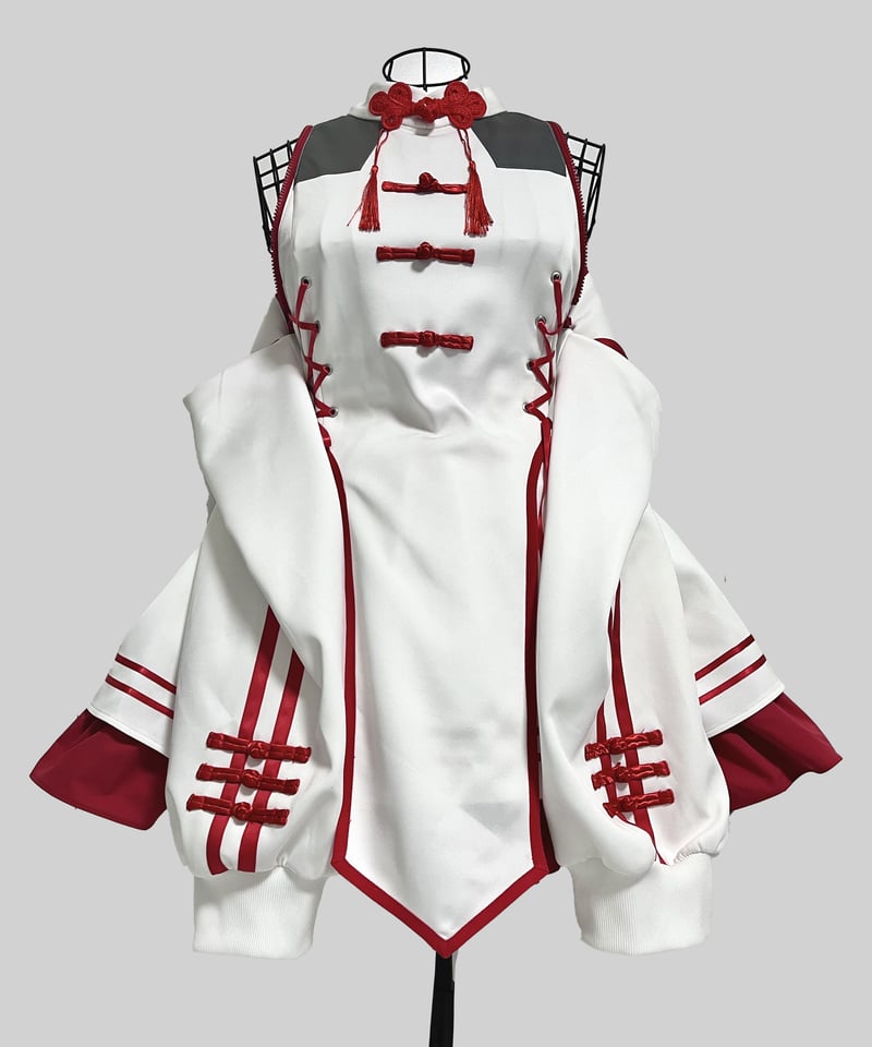 HIDOLA TRAL THEODOL チャイナセットアップ China-Jerseylolita Setup》スカート（Black） | HIDOLAT