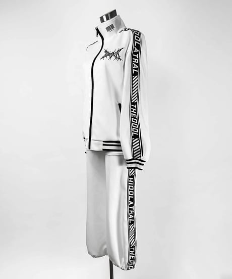 《ブランドロゴジャージトップス》WHITE