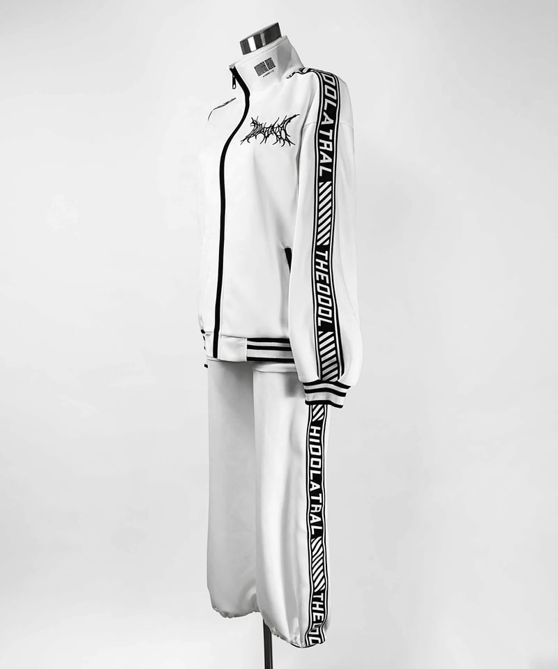 ブランドロゴジャージトップス》WHITE | HIDOLATRAL THEODOL