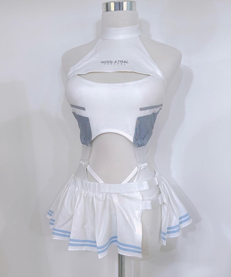 サイバージャージスイムウェア/レオタード 》WHITE | HIDOLATRAL サイバージャージスイムウェア/レオタード 》WHITE | HIDOLATRAL