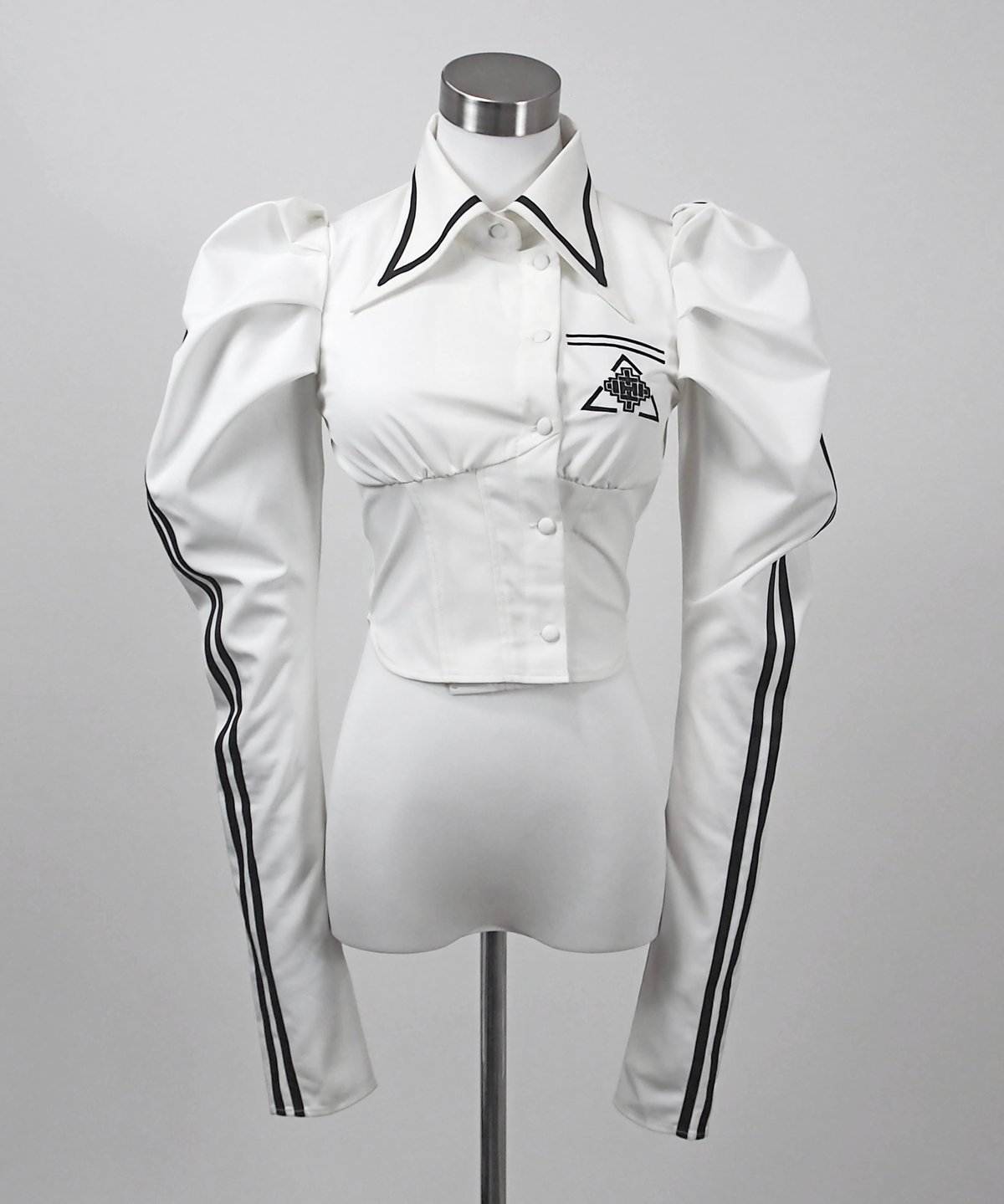 DimMoire学園ブラウス DimMoire【ディムモアール】Gothic学園ブラウス/White×Black