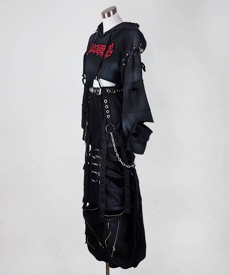 ボンテージデニムパンツ》BLACK | HIDOLATRAL THEODOL ボンテージデニムパンツ》BLACK | HIDOLATRAL THEODOL