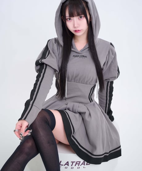 《ジャージロリィタパーカーOP》GRAY