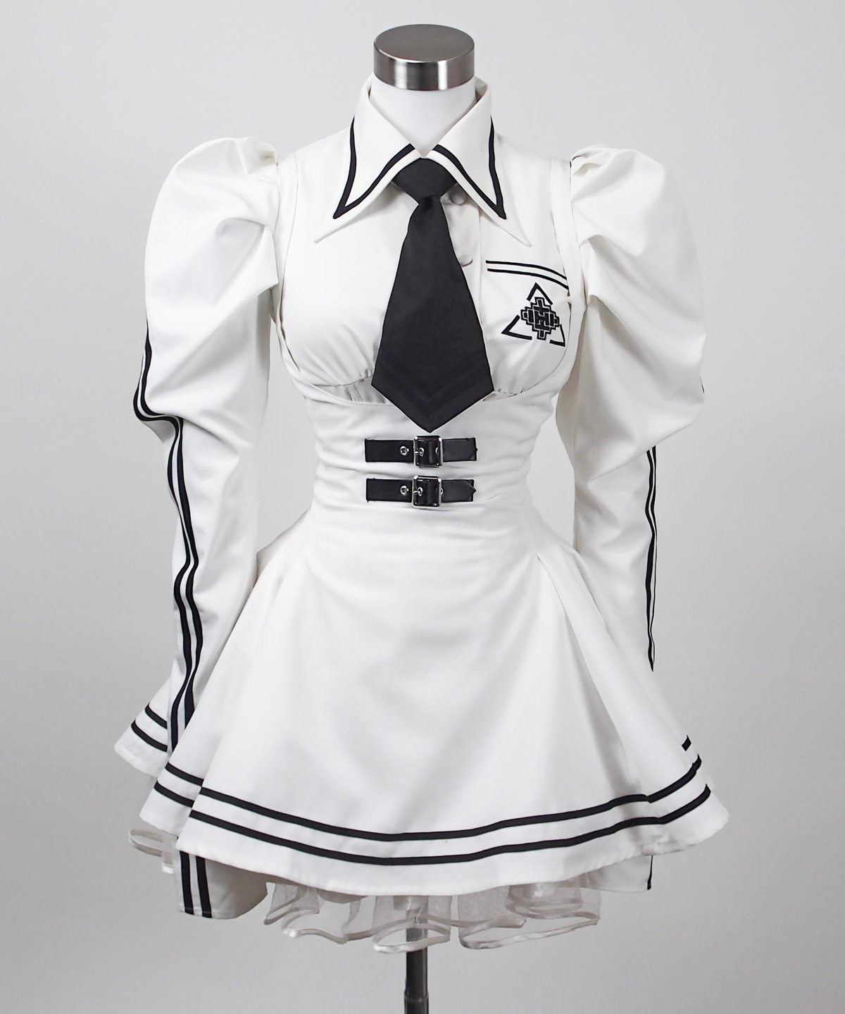 DimMoire学園ブラウス DimMoire【ディムモアール】Gothic学園ブラウス/White×Black
