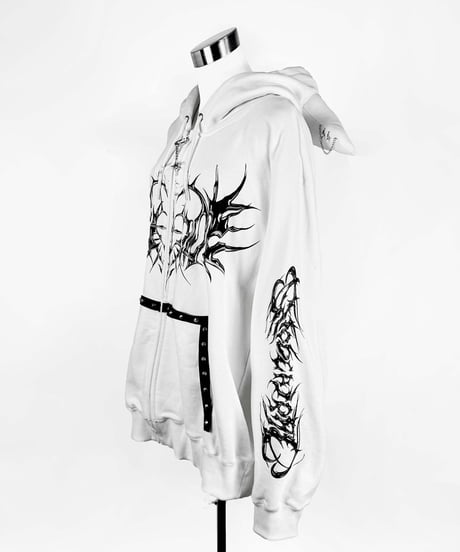 《メタルエンジェルジップパーカー》WHITE