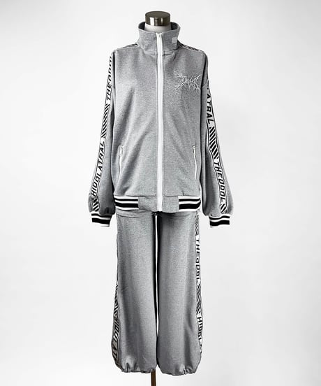 《ブランドロゴジャージトップス》GRAY