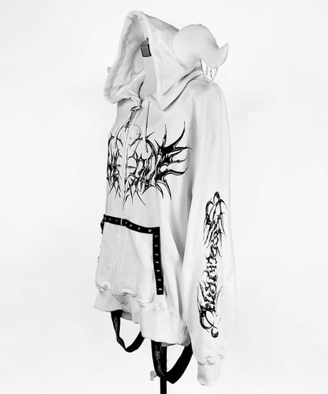 《メタルエンジェルジップパーカー》WHITE