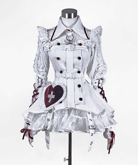 《退廃ガーゼナースセットアップ》WHITE