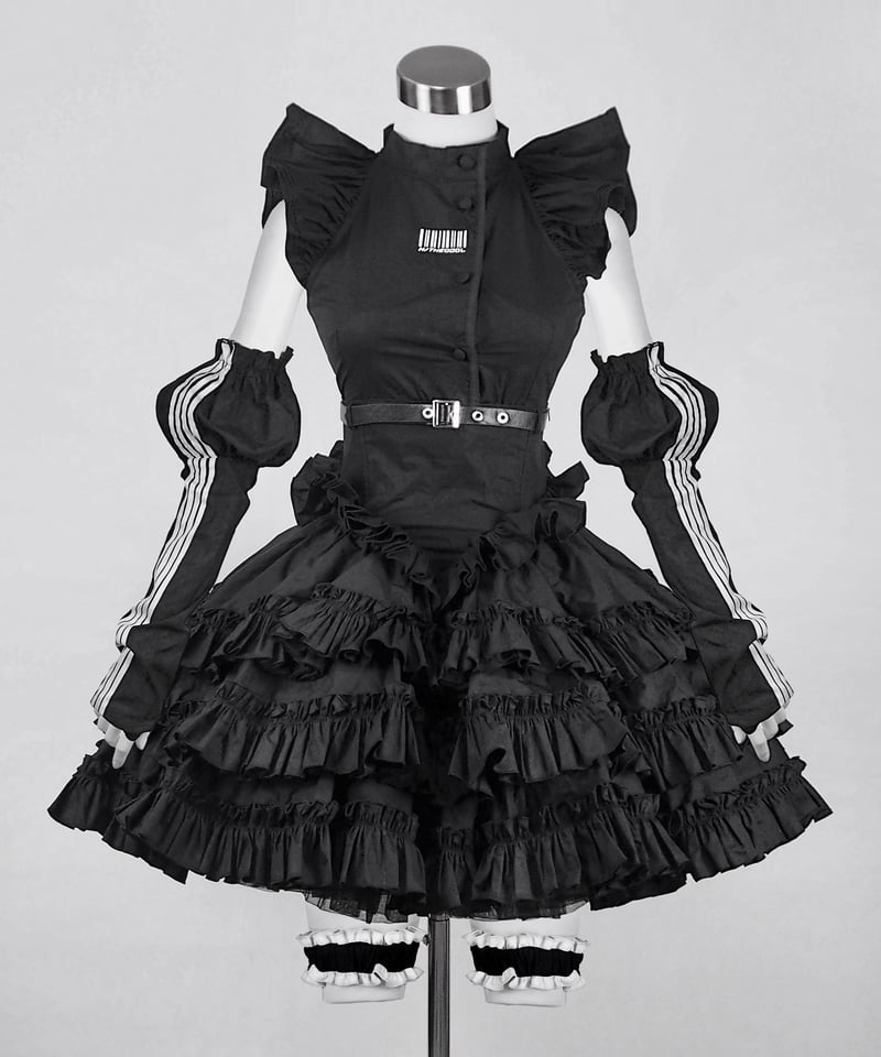 ジャージロリィタドレスセット》BLACK | HIDOLATRAL THEODOL ジャージロリィタドレスセット》BLACK | HIDOLATRAL THEODOL