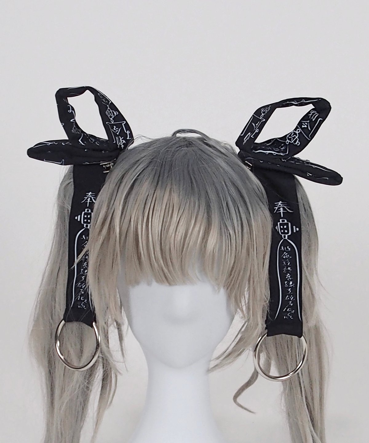 キョンシーお札リボンクリップ》BLACK | HIDOLATRAL THEODOL