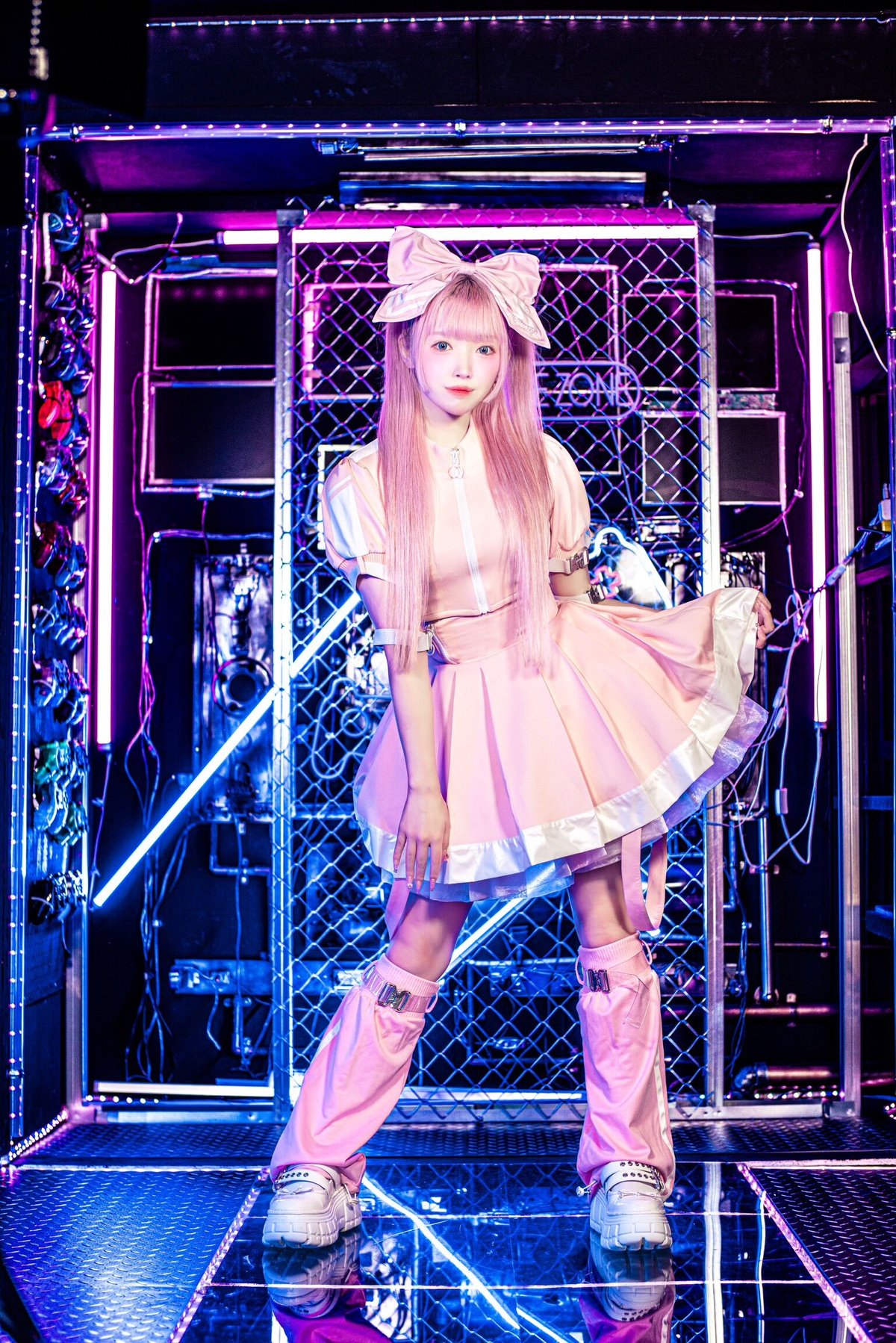 ジャージバックルレッグウォーマー（PINK） | HIDOLATRAL THEODOL
