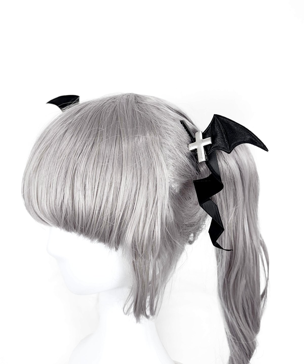 HIDOLATRAL THEODOL クソデカリボンクリップ 黒 2点 CyberJerseyシリーズ》クソデカリボンクリップ(BLACK