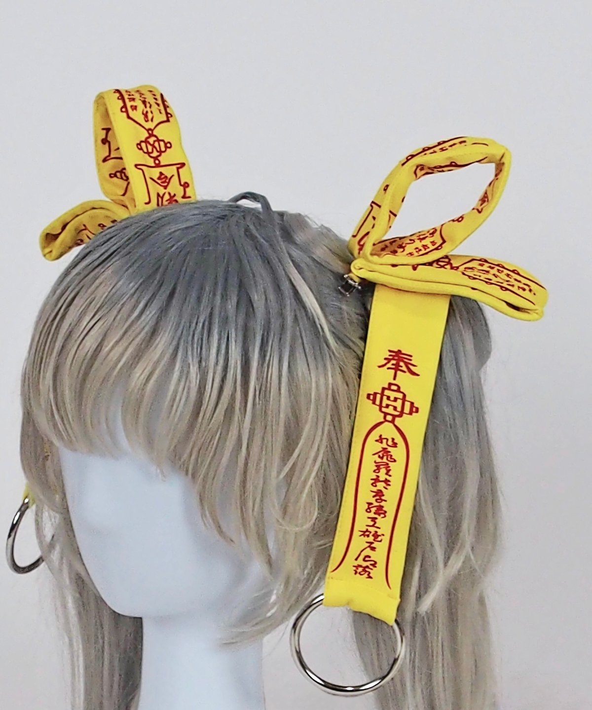 キョンシーお札リボンクリップ》YELLOW | HIDOLATRAL THEODOL