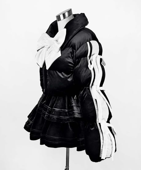 《リボンダウンセットアップ》トップス BLACK