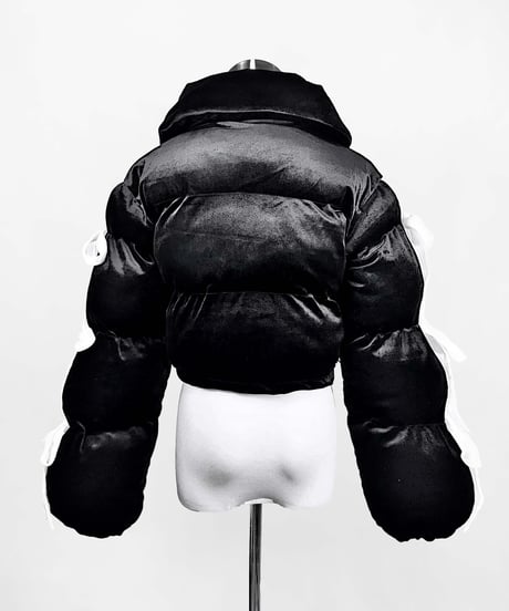 《リボンダウンセットアップ》トップス BLACK