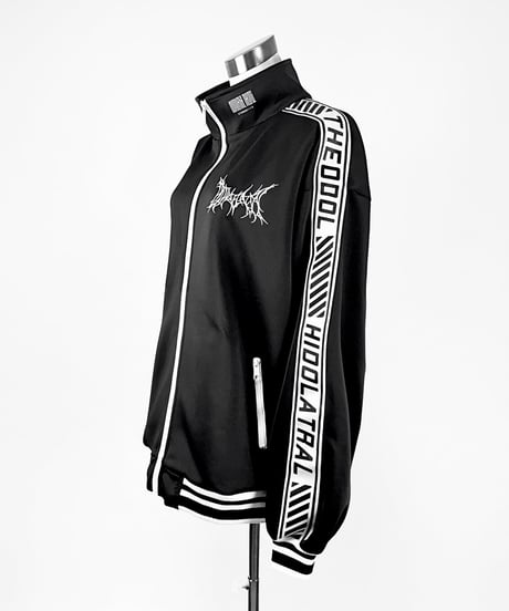 《ブランドロゴジャージトップス》BLACK