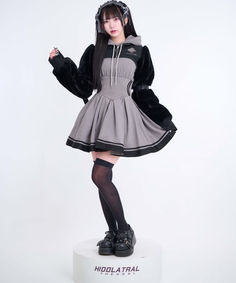 《ジャージロリィタパーカーOP》GRAY