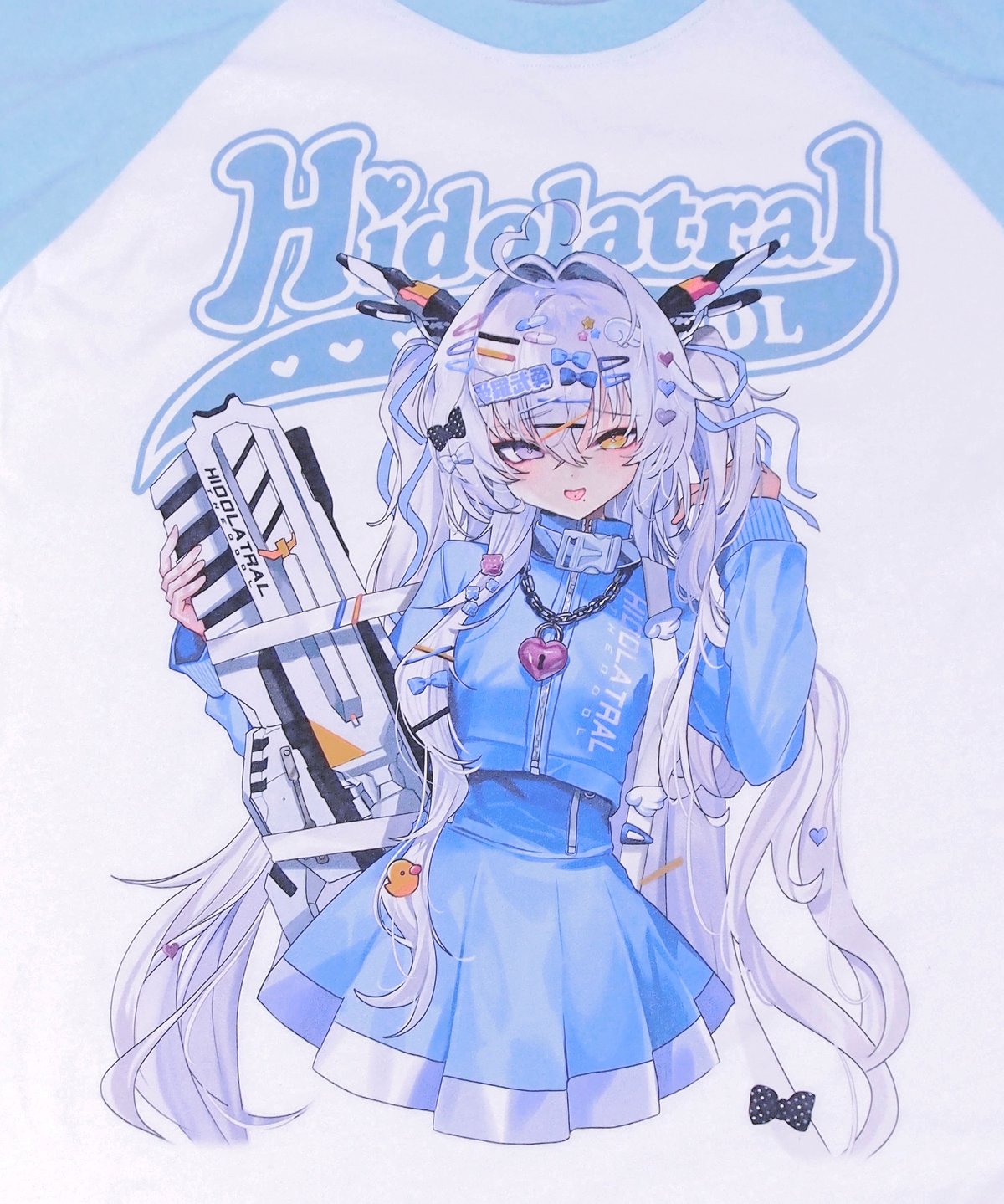 3wayイラストラグランTシャツ》SAX | HIDOLATRAL THEODOL